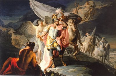 Hannibal Victorious Contemplates Italy for the First Time from the Alps by Francisco de Goya
